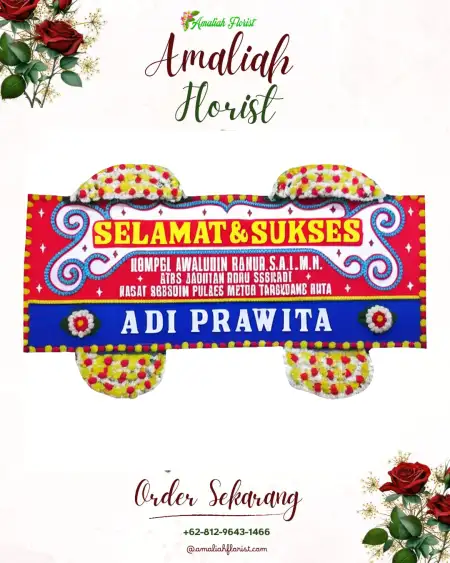 Papan Bunga Ucapan Selamat Warasinga